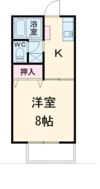 ベル花水木の間取り画像