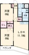 フレスコブリーザァの間取り画像