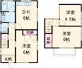 星岡3丁目名田借家の間取り画像