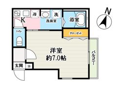 キャメル獨協大学前3の間取り画像