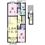 ブローテⅡの間取り画像