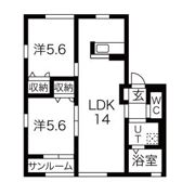 フリーゼの間取り画像