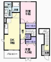 ア・ラ・モード Ⅱの間取り画像