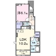 レリア 南アルプス Ⅱの間取り画像