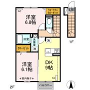 アネトス Aの間取り画像