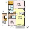 リヴェールの間取り画像