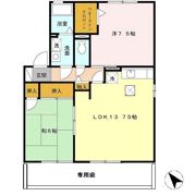 フローラルハイツ宮前の間取り画像