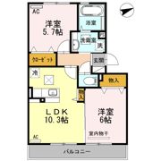 サニーホームズ B棟の間取り画像