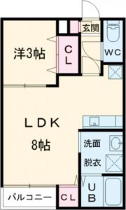 G-smart坪井の間取り画像