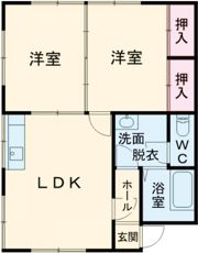 関本ハイツの間取り画像