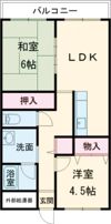 クレスト本町の間取り画像