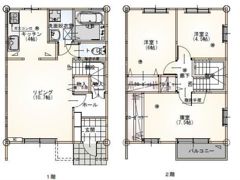 北城内レジデンスの間取り画像