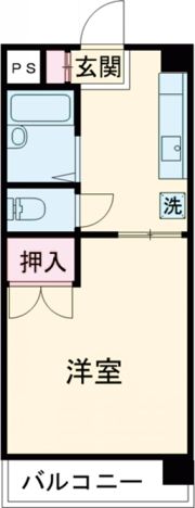 ルネス・ヨコタの間取り画像