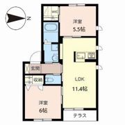 シャーメゾン UNの間取り画像