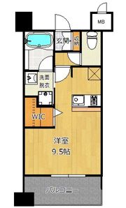 エンクレスト博多EAST PARKの間取り画像