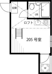 アネックス元住吉の間取り画像