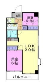 第2元今泉ハイタウンの間取り画像