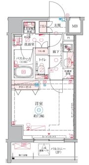 クレヴィスタ中野新橋Ⅱの間取り画像