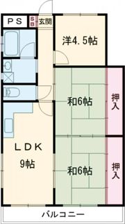 ホームズ藤原の間取り画像