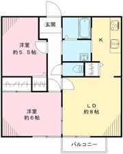 ラウンドフィールド霞 Bの間取り画像