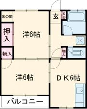 幸園ハイツの間取り画像