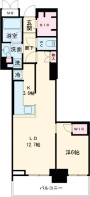 アーバンライフ神戸三宮ザ・タワーの間取り画像