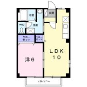 シティハイムAの間取り画像