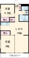 ルレーブ見川IIIの間取り画像