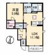 トルマリーナ A棟の間取り画像