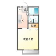 サンハイツタクマの間取り画像