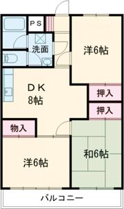 メゾンニュータウン嶋田の間取り画像