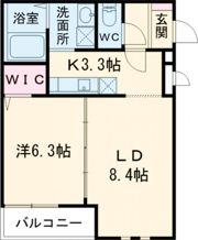 フジパレス上神田Ⅱ番館の間取り画像