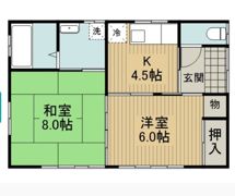 鳥塚住宅 う号棟の間取り画像
