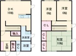 明徳アパートの間取り画像