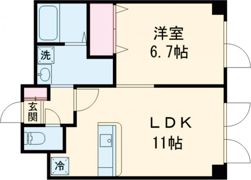 アンビション白鳥グランアージュの間取り画像