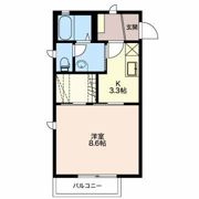 ラフィネ西脇 Sの間取り画像