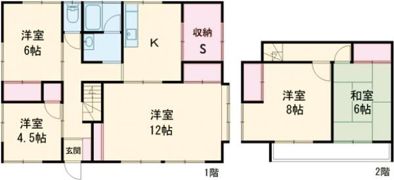 日立市戸建の間取り画像