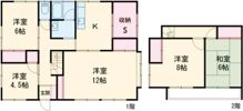 日立市戸建の間取り画像