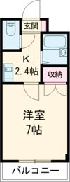 光陽マンションBの間取り画像
