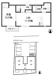 ソラーナ上富井の間取り画像