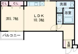 フジパレス上神田Ⅲ番館の間取り画像