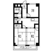 ドミール英(ドミールハナブサ)の間取り画像