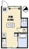 Blanc Couleurの間取り画像