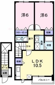 アロッジオK3 Aの間取り画像