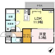 ディーシャンブル八田Ⅱの間取り画像