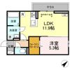 ディーシャンブル八田Ⅱの間取り画像