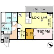 リビエールⅡの間取り画像