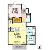 クローバーハイツ慶館の間取り画像