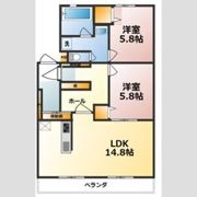 シャトー清城(B・V)の間取り画像