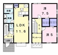 ベルウッド八街Ⅳの間取り画像